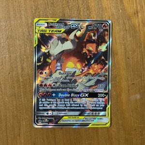 Reshiram & Charizard GX Tag Team Pokémon Card